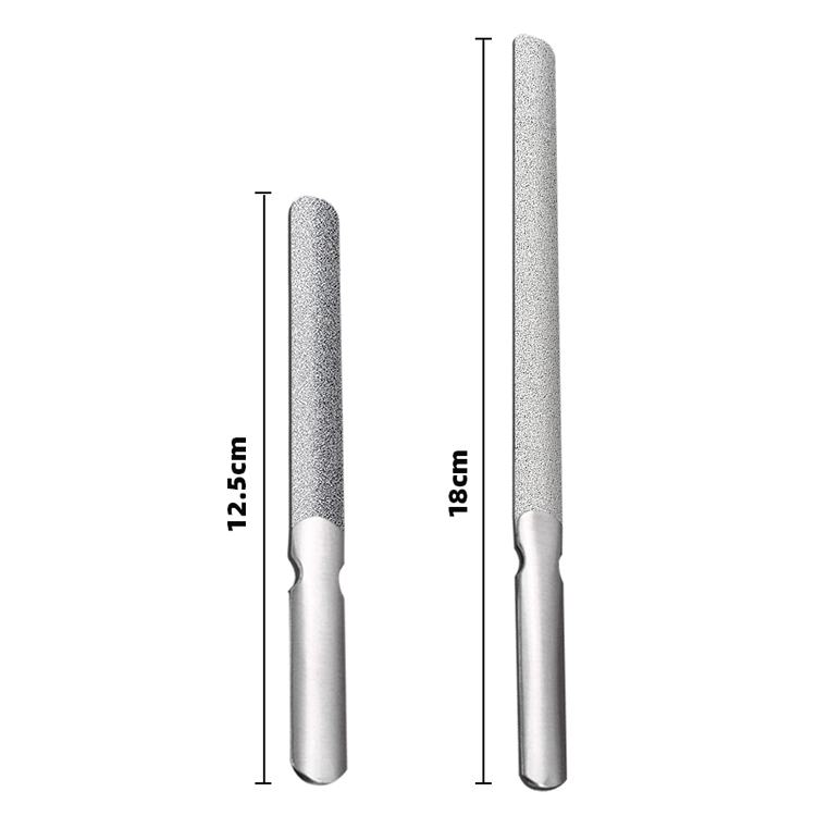 High Quality Stainless Steel Double Side Metal Nail File